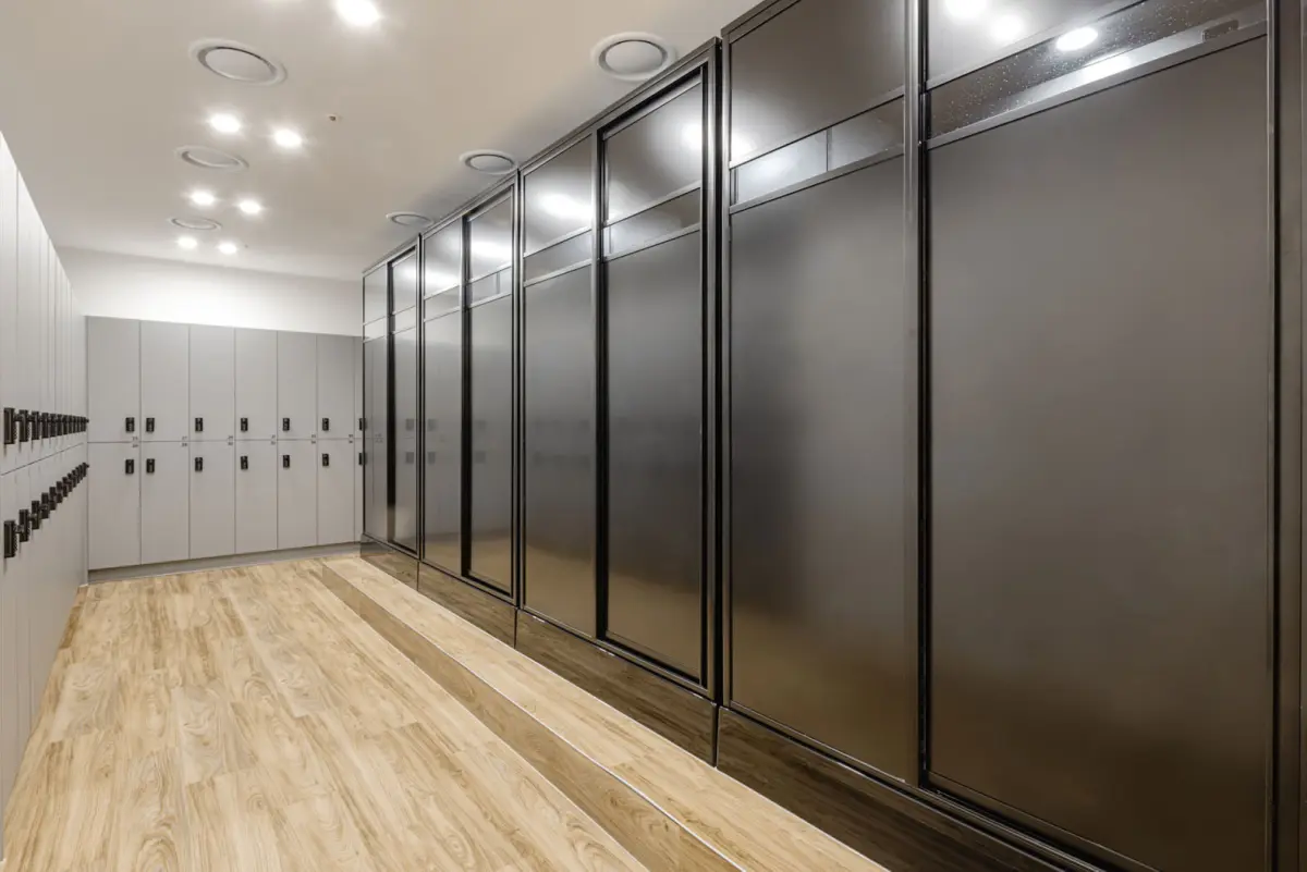 프리미엄 피트니스 탈의실 락커룸 인테리어